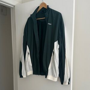 Oner OVERSIZED PIPED WOVEN TRACK JACKET